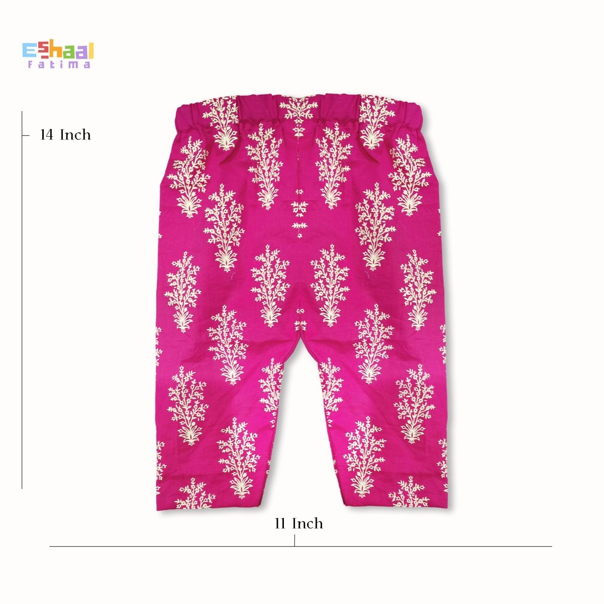 Shocking pink baby frock. - Eshaal Fatima