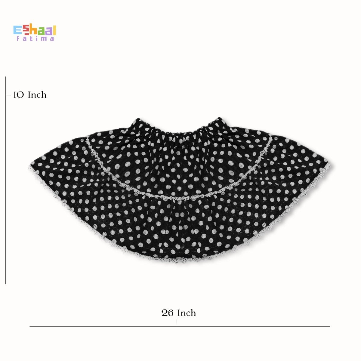 Baby Ruffle Puff Shirt & Skirt - Eshaal Fatima